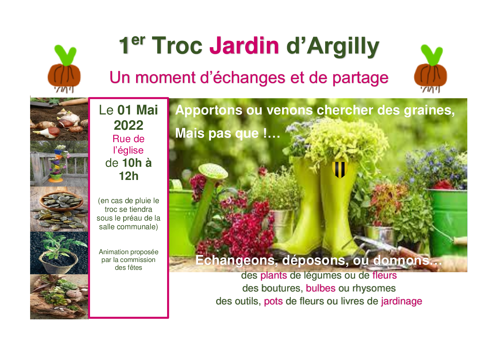 flyer troc jardin