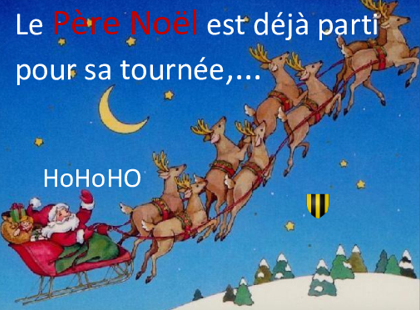 Père Noël et son traineau